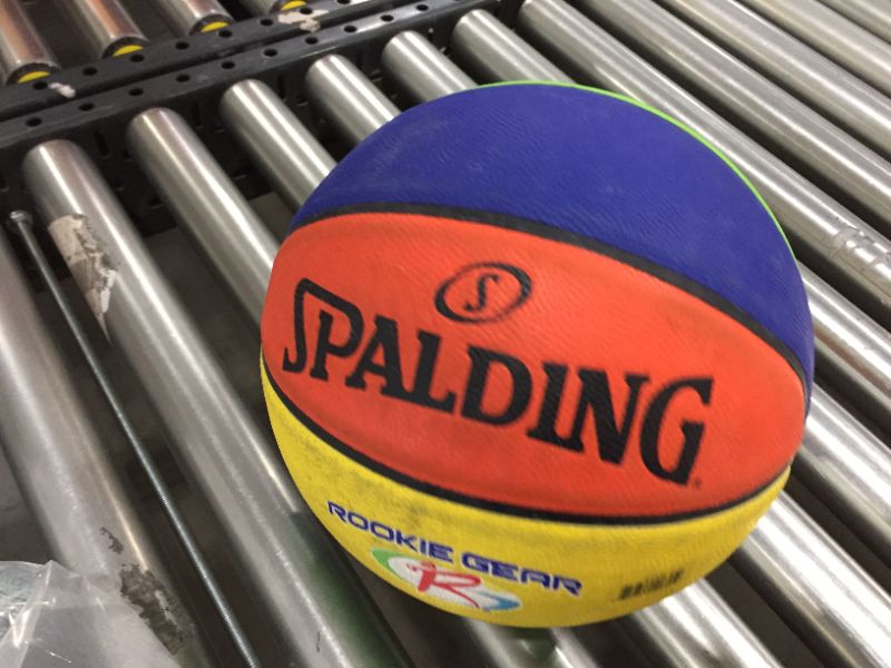 Photo 2 of Spalding Rookie Gear Youth Indoor-Outdoor Basketball
