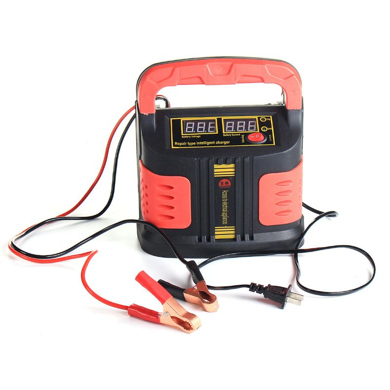 Photo 1 of 12V 24V Car Battery Charger Pulse Repair Motorcycle Full Automatic Intelligent 110V