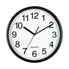 Photo 1 of Battery Operated Quality Quartz Wall Clocks Silent Non Ticking 13 Round Black
