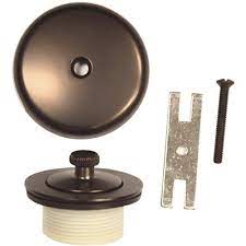 Photo 1 of DANCO Lift and Turn Bath Tub Drain Trim Kit with Overflow in Oil Rubbed Bronze
