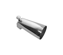 Photo 1 of Danco 88052 Tub Spout With Front Diverter, Metal, Chrome, For: 1/2 In Ips Threaded Connection
