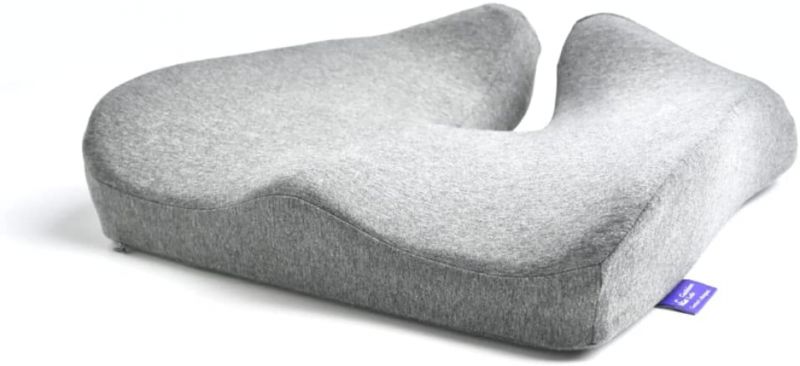 Photo 1 of Cushion Lab Patented Pressure Relief Seat for Long Sitting Hours Gray
