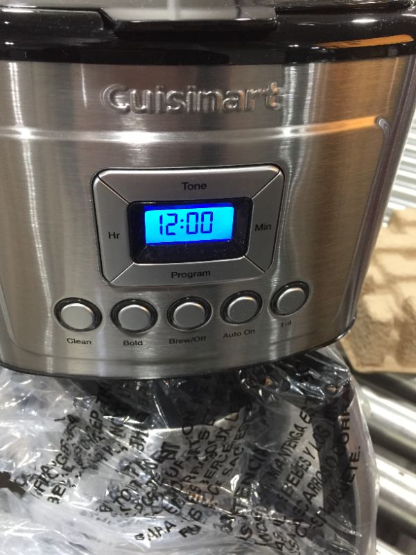 Photo 3 of Cuisinart DCC-3400P1 12-Cup Programmable Thermal Coffeemaker