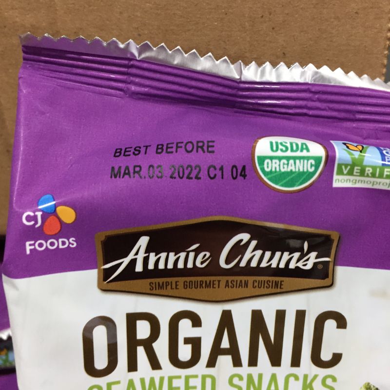 Photo 3 of Annie Chuns Organic Seaweed, Wasabi, 0.16-Oz (12 Count), Keto, Vegan, & Gluten-Free Snack