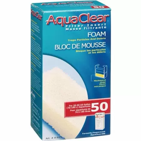 Photo 1 of AquaClear 50 Foam Filter (Aftermarket), PACK OF 4
