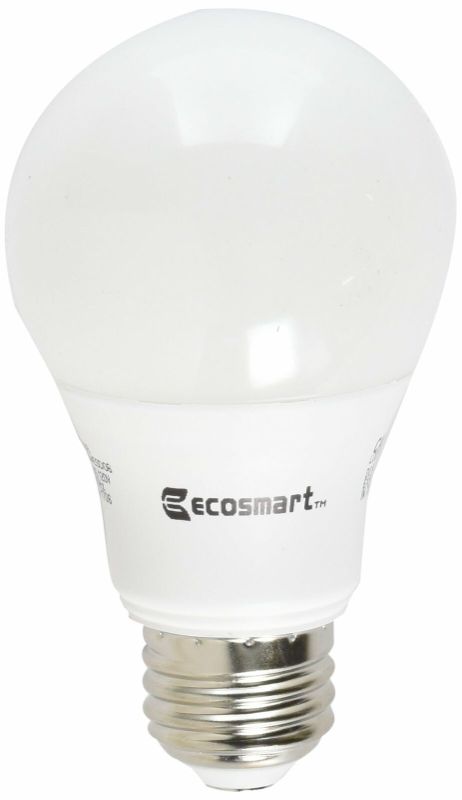 Photo 1 of EcoSmart 60W Equivalent Daylight A19 Dimmable LED Light Bulb (4 Pack)
