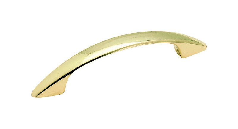 Photo 1 of Amerock Allison Allison Cabinet Pull 3 in. Polished Brass, PACK OF 32 WITH HARDWARE
