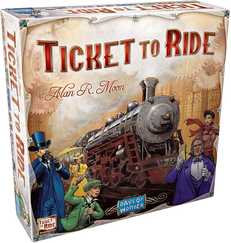 Photo 1 of Ticket to Ride Board Game | Family Board Game | Board Game for Adults and Family | Train Game | Ages 8+ | For 2 to 5 players | Average Playtime 30-60 minutes | Made by Days of Wonder
