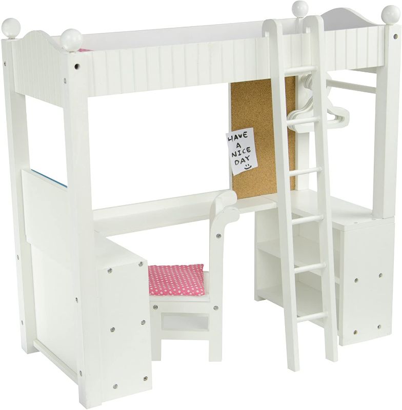 Photo 1 of Olivia's Little World - Little Princess 18" Doll Furniture - College Dorm Double Bunk Desk
LOOSE HARDWARE