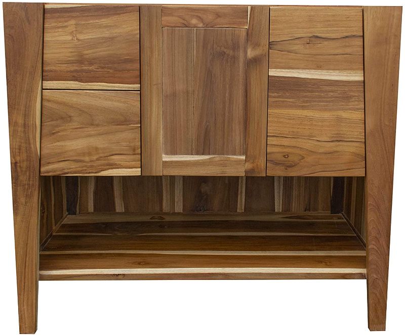 Photo 1 of EcoDecors ST-BT-36-1 Significado Bathroom Vanity, 36x21.25x32, Natural Teak
MULTIPLE CRACKS