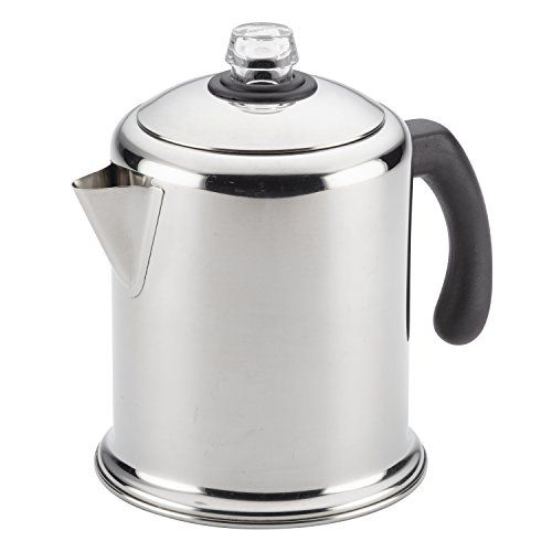 Photo 1 of Farberware 47053 Classic Stainless Steel Yosemite 12-Cup Coffee Percolator, 12 Cup Coffee Maker, Silver