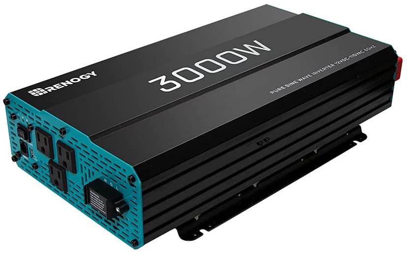 Photo 1 of Renogy 3000W 12V Pure Sine Wave Inverter 3000 Watt Solar Power Battery Converter 12VDC to 120Vac ETL Listed
