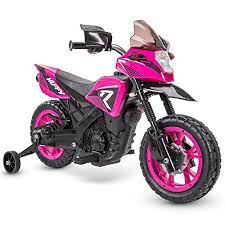 Photo 1 of Huffy 6V Kids Electric Battery-Powered Ride-On Motorcycle Bike Toys w/Training Wheels, Engine Sounds, Charger
