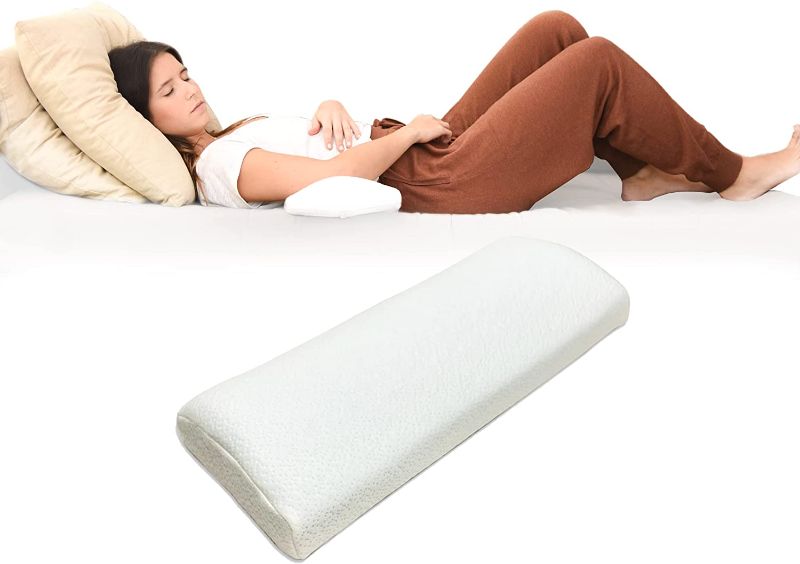 Photo 1 of Gentle Living | Adjustable Lumbar Support Pillow with Memory Foam | Lumbar Support Pillow for Bed, Lumbar Pillow for Sleeping, Bed Lumbar Support Pillow for Sleeping, Lower Back Pillow for Sleeping
