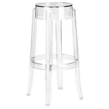 Photo 1 of EdgeMod EM-119-CLR Burton Bar Stool in Clear
