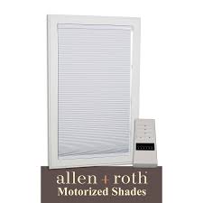 Photo 1 of 35-in x 72-in White Blackout Cordless Motorized Cellular Shade Polyester | 78626