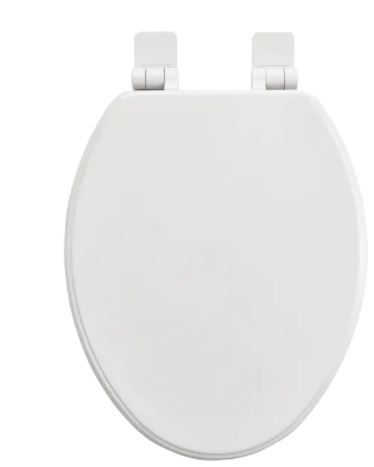 Photo 1 of American Standard Moments White Elongated Slow-Close Toilet Seat