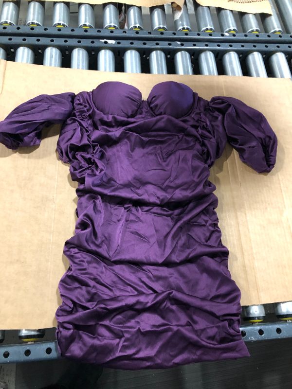 Photo 1 of WOMENS PURPLE DRESS 
SIZE M