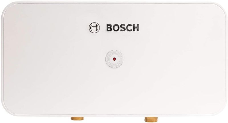 Photo 1 of Bosch Thermotechnology 7736505870, 7.2kW, Bosch US7-2R Tronic 3000 Electric Tankless Water Heater, 7.2 kW, 6.6" x 12.8" x 2.9", White
