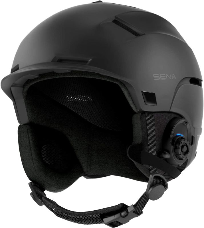 Photo 1 of Sena Latitude S1, Snow Helmet with Built in Speakers and Microphone, Four-Way Bluetooth Intercom, Hands-Free Open Communication, Listen to Music (Size L), ASTM Certified
SCUFFED