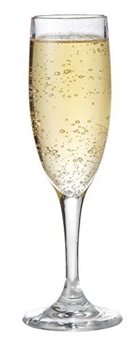 Photo 1 of  BPA-Free Break-Resistant Plastic Champagne Glasses, 6 Ounce, Clear (Set of 4)

