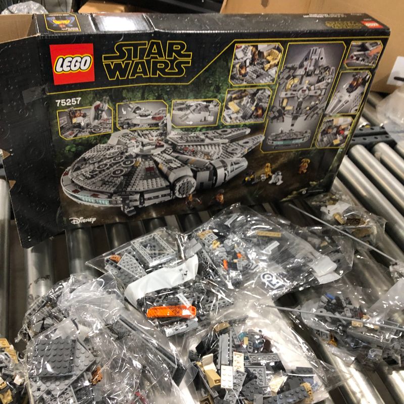 Photo 4 of LEGO Star Wars: The Rise of Skywalker Millennium Falcon 75257 Starship Model Building Kit and Minifigures (1