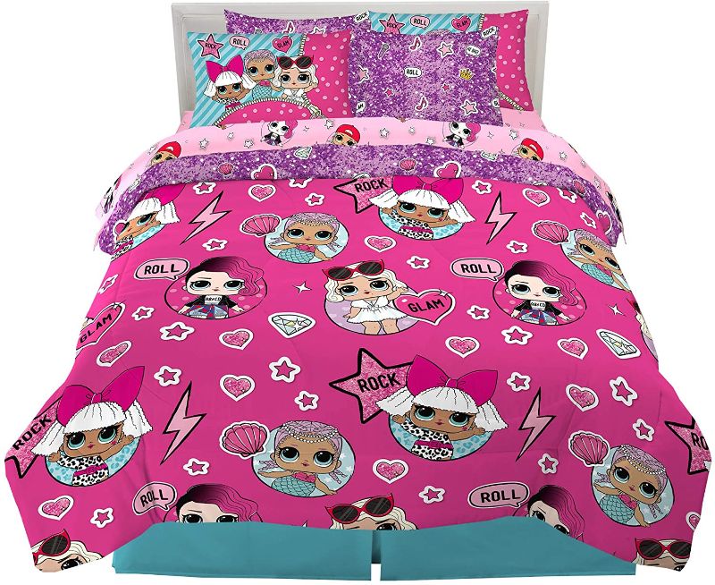 Photo 1 of Franco Kids Bedding Super Soft Comforter and Sheet Set with Sham, 7 Piece Full Size, LOL Surprise
