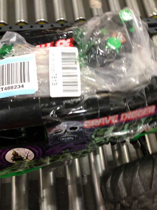 Photo 1 of Monster Jam Official Mega Grave Digger All-Terrain Remote Control Monster Truck with Lights - 1:6 Scale

