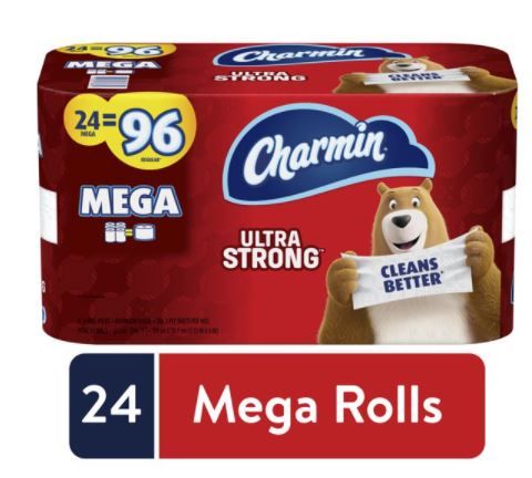 Photo 1 of Charmin Ultra Strong Toilet Paper, 24 Mega Rolls