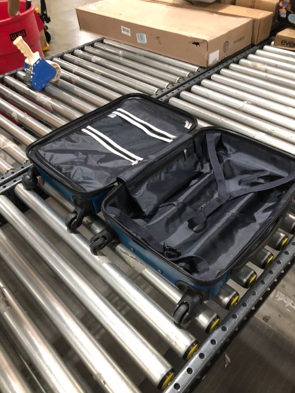 Photo 1 of 20 inch blue suitcase
