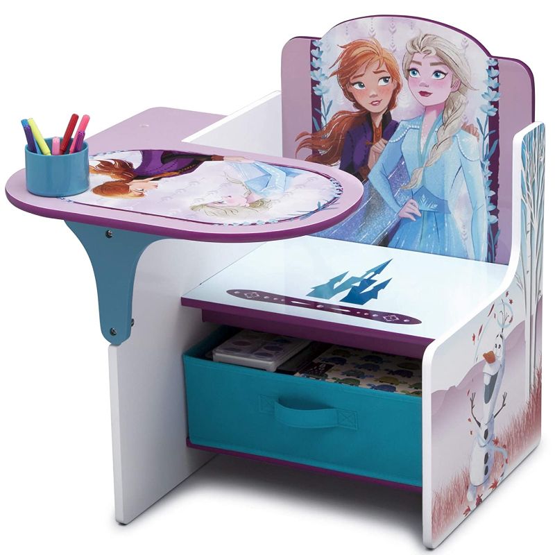 Photo 1 of Delta Children Chair Desk with Storage Bin, Disney Frozen II
