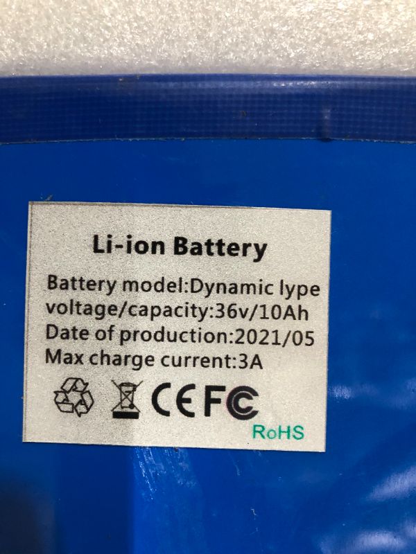 Photo 2 of li-ion battery stability electric system motor:500w