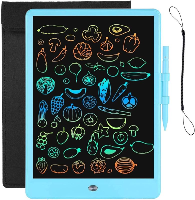 Photo 1 of LCD Writing Tablet for Kids with Protect Bag,Toys for 3 4 5 6 7 8 9 Year Old Boys Girls Doodle Pad & Board, LEYAOYAO Colorful Drawing Tablet Drawing Pad,Gift for Age 3+ (Blue,10-Inch)