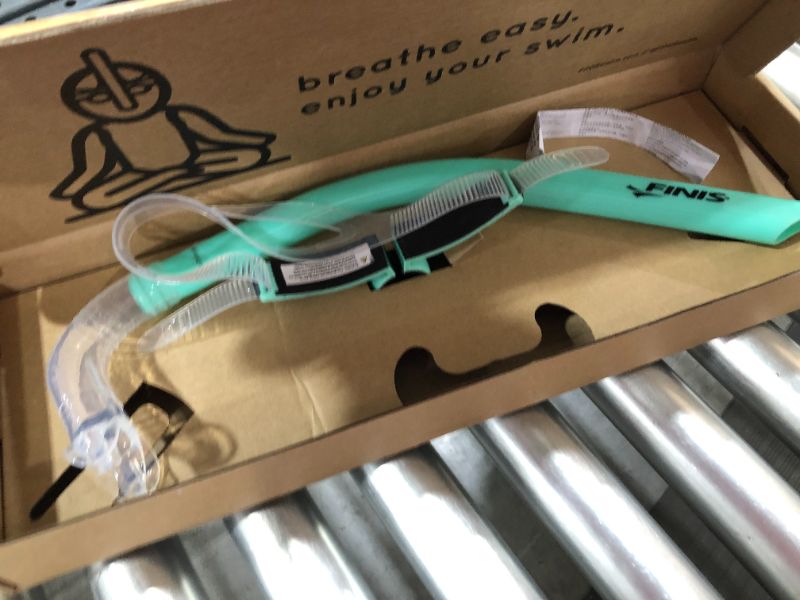 Photo 2 of Finis Center Mount Glide Snorkel - Mint Green