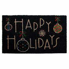 Photo 1 of Calloway Mills 102361729 Happy Holidays Doormat--17" x 29"