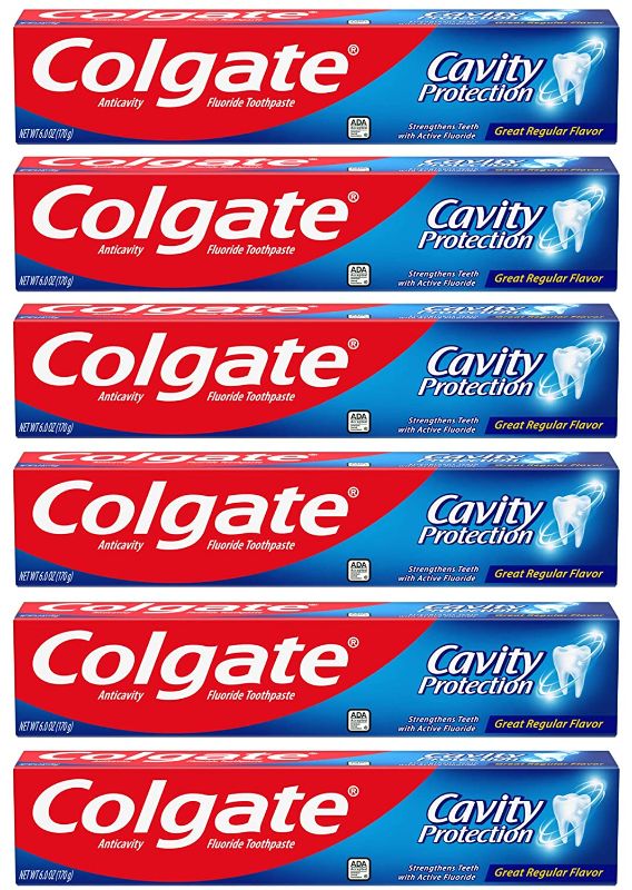 Photo 1 of Colgate Cavity Protection Toothpaste with Fluoride - 4 ounce (6 Pack)