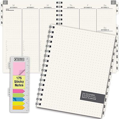 Photo 1 of Global Printed Products Essential 7x9 Monthly & Weekly 2021-2022 Planner - 7x...--- 3 pack
