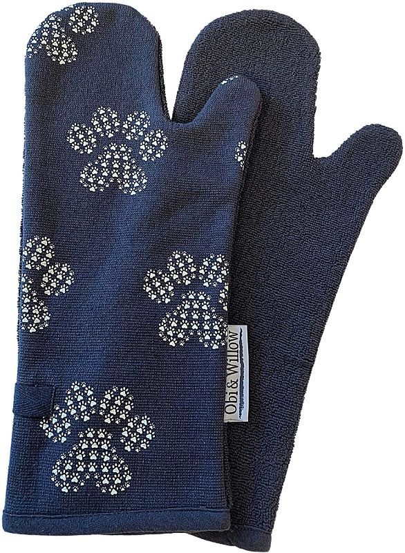Photo 1 of Two Pack Pet Drying Mitts, Long Gloves of Super Absorbent Towel Material. Great to Soak up Excess Water and Clean Dirty or Muddy Paws after your Dog/Cat has been Outdoors, in the Bath or on the Beach
