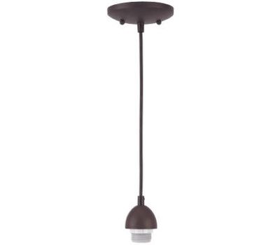 Photo 1 of Westinghouse 7028500 Mini Pendant Light Fixture, 1-Lamp, Incandescent Lamp, Oil-Rubbed Bronze Fixture
