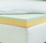 Photo 1 of 4" Inch Deluxe King Size Green Tea Memory Foam Mattress - High Quality Topper
