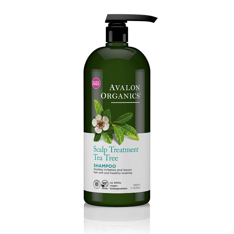 Photo 1 of Avalon Organics Scalp Treatment Shampoo, Tea Tree, 32 Oz
