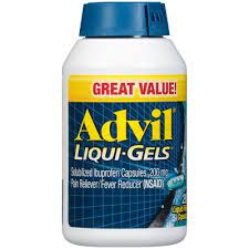 Photo 1 of Advil Liqui-Gels Pain Reliever/Fever Reducer Liquid Filled Capsules - Ibuprofen (NSAID)--- exp 10-2023

