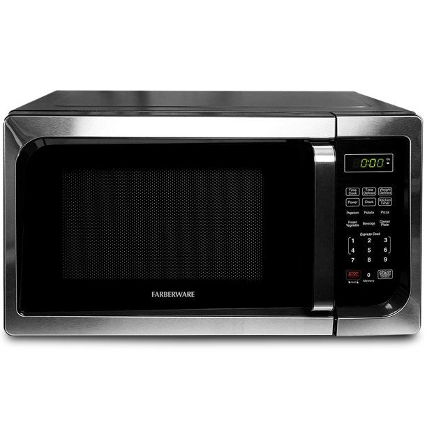 Photo 1 of Farberware Classic FM09SSE 0.9 Cu. Ft 900-Watt Microwave Oven, Stainless Steel
