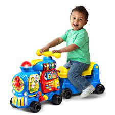 Photo 1 of VTECH SIT-TO-STAND ULTIMATE ALPHABET TRAIN - BLUE -
