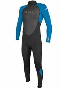 Photo 1 of O'Neill Men's Reactor-2 3/2mm Back Zip Full Wetsuit Black/Ocean M
