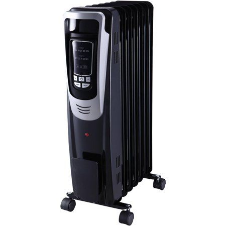 Photo 1 of Pelonis Digital Oil Filled Heater, Black