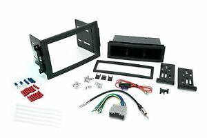 Photo 1 of Chrysler Dodge Jeep Single Din Dash Kit for Radio Stereo w/ Wire Harness Antenna
