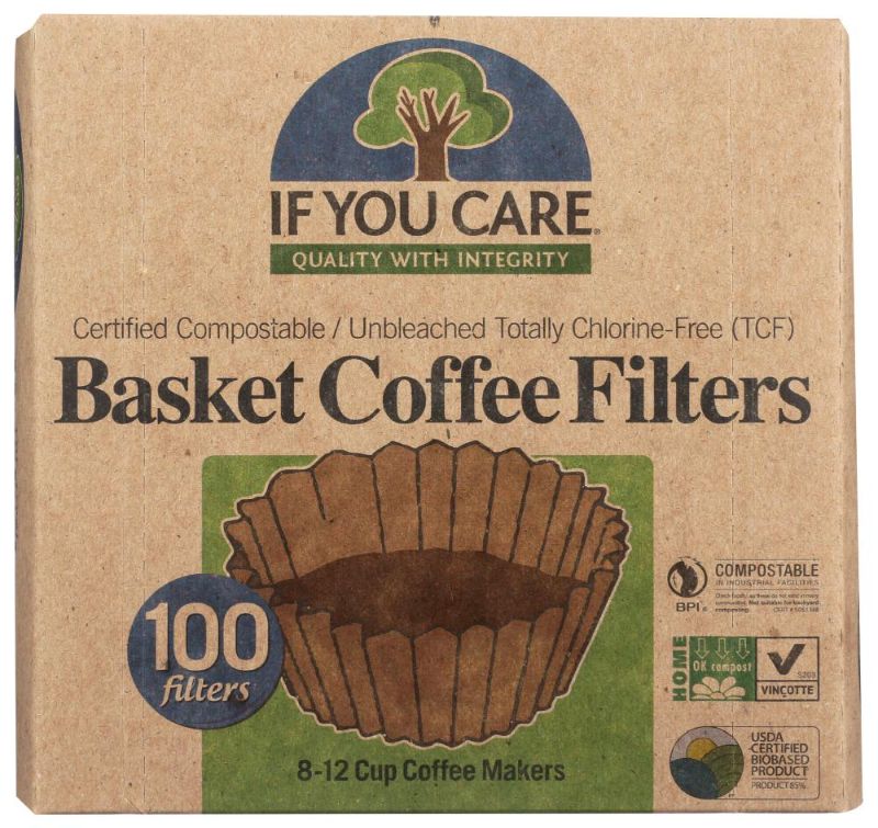 Photo 1 of COFFEE FILTER IF YOU CARE BASKET 100 CT/3pk