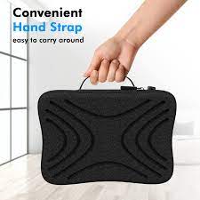 Photo 1 of UPOK Travel Carrying Case for PS5 Controller, Hard Shell Protective Case Storage Bag for Playstation/Xbox Series/Nintendo Switch, Game Controller/Cables and Accessories Storage (For 2 Controllers)
