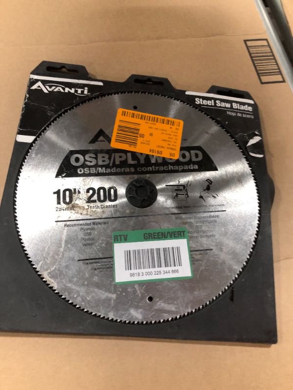 Photo 2 of 10 in. x 200-Tooth OSB/Plywood Ripping Circular Saw Blade
